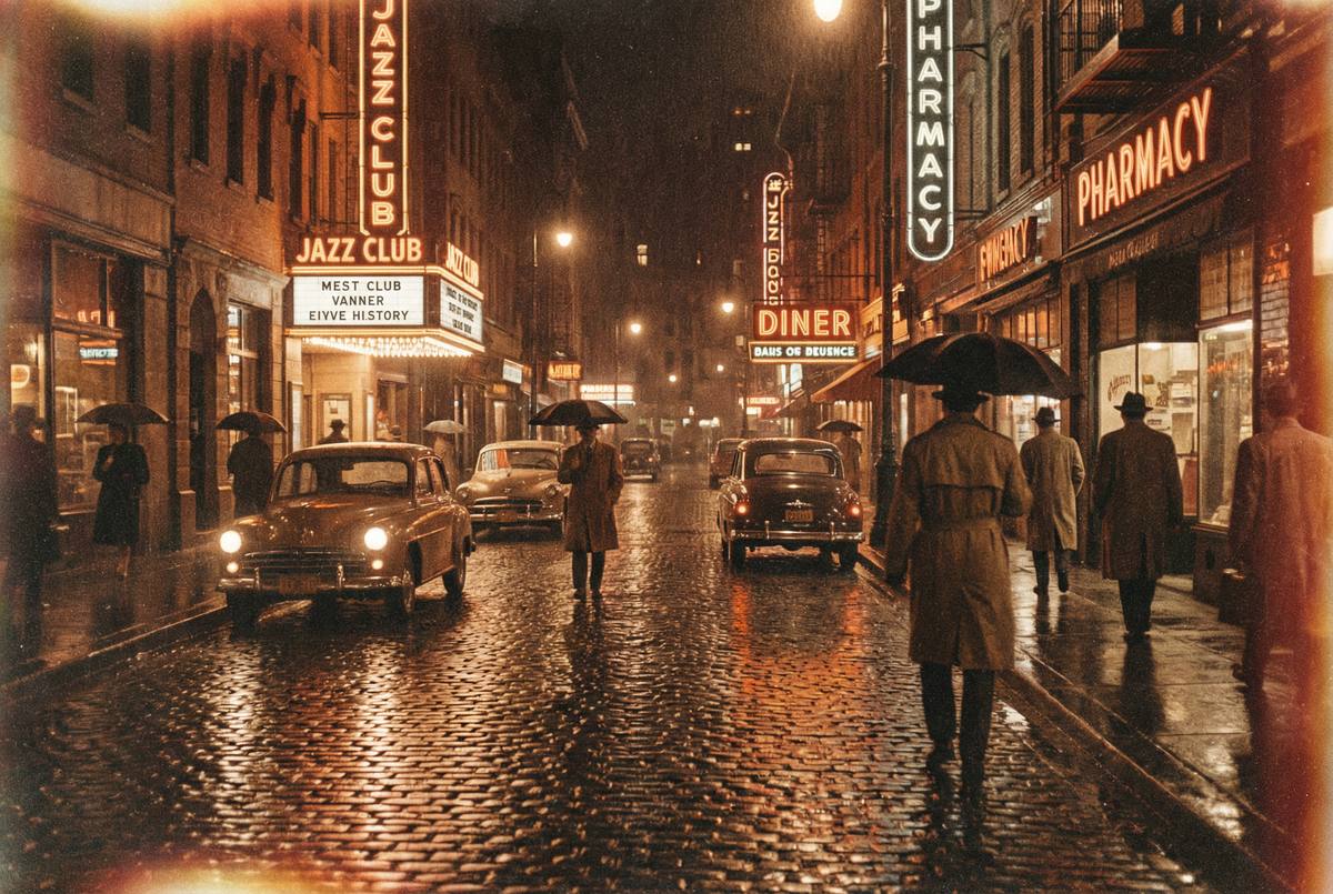 蘑菇视频精选-雨夜霓虹城市边缘的电影故事